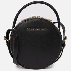 Marc Jacobs The Commuter Leather Crossbody Bag in Black